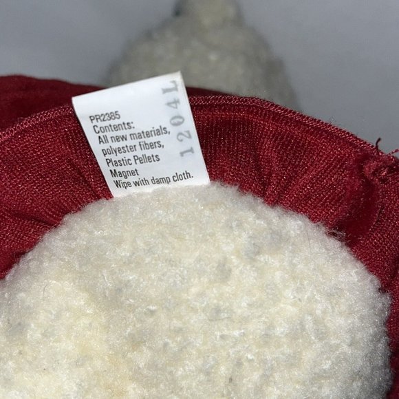 VTG Hallmark Kiss Kiss Mistletoe Plush Teddy Bears Magnetic Noses Christmas - Picture 10 of 14